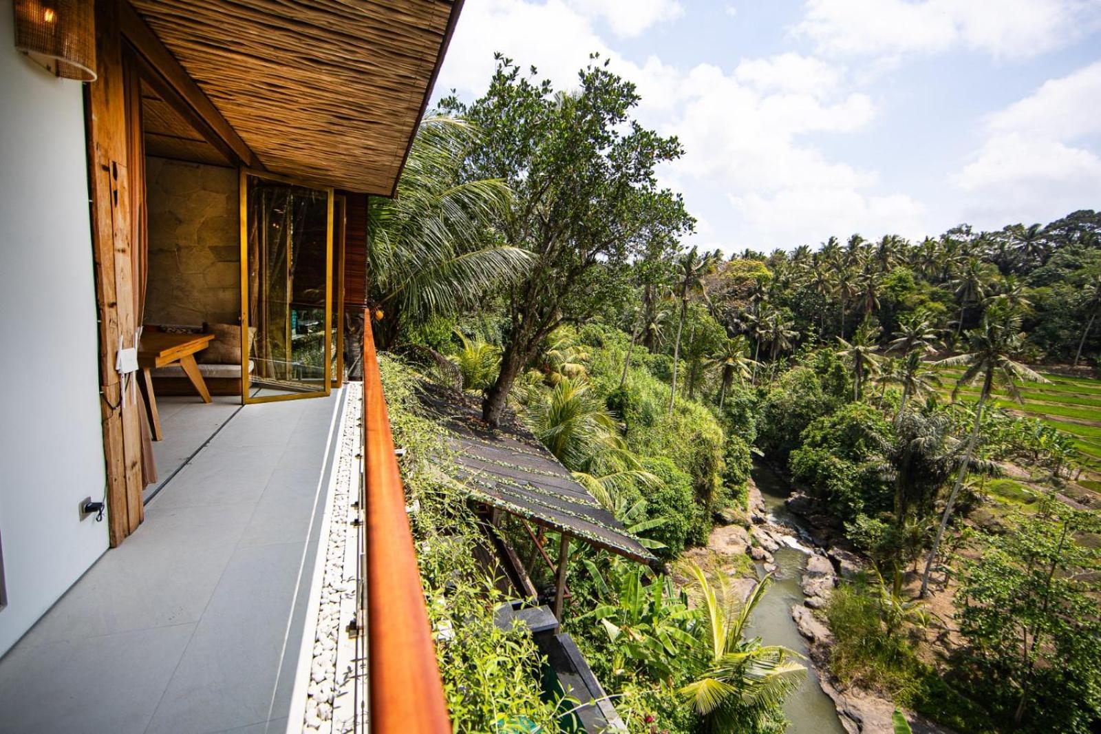 Ubud Riverside Villa Esterno foto