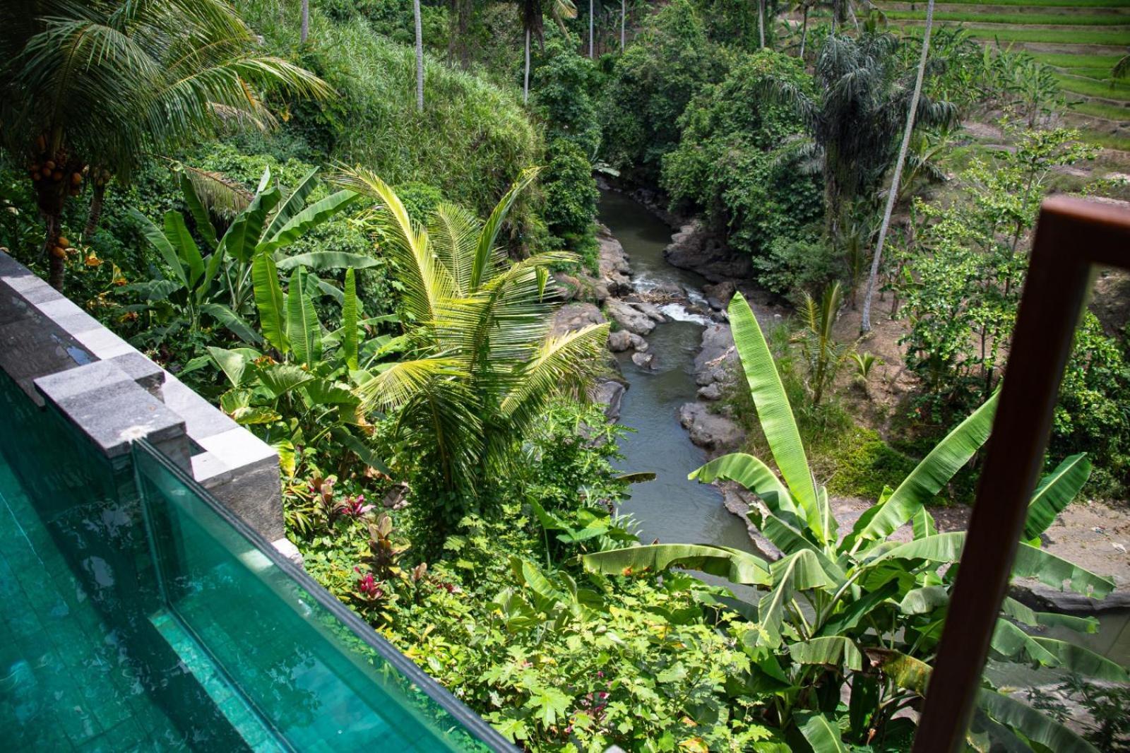 Ubud Riverside Villa Esterno foto
