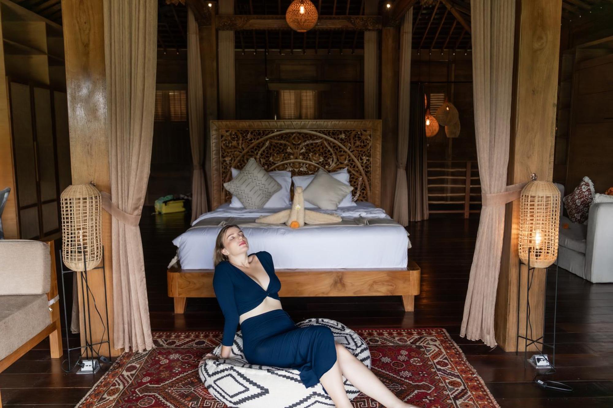 Ubud Riverside Villa Esterno foto
