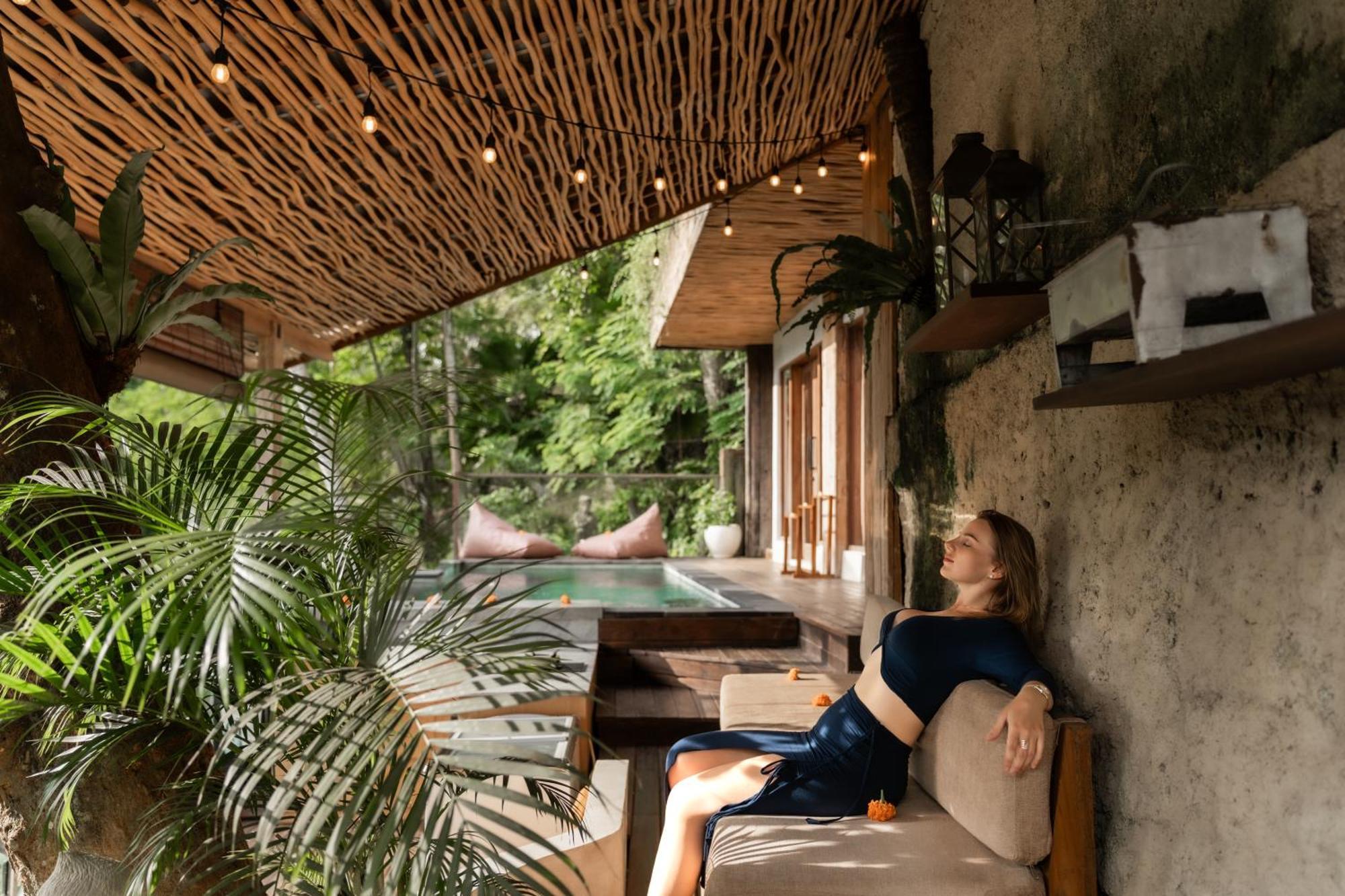 Ubud Riverside Villa Esterno foto