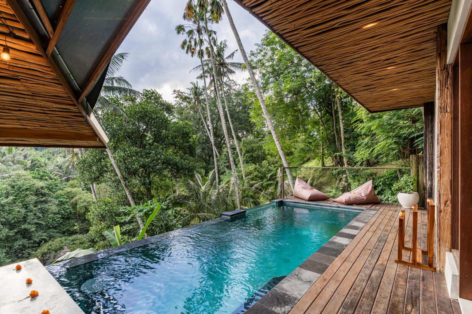 Ubud Riverside Villa Esterno foto