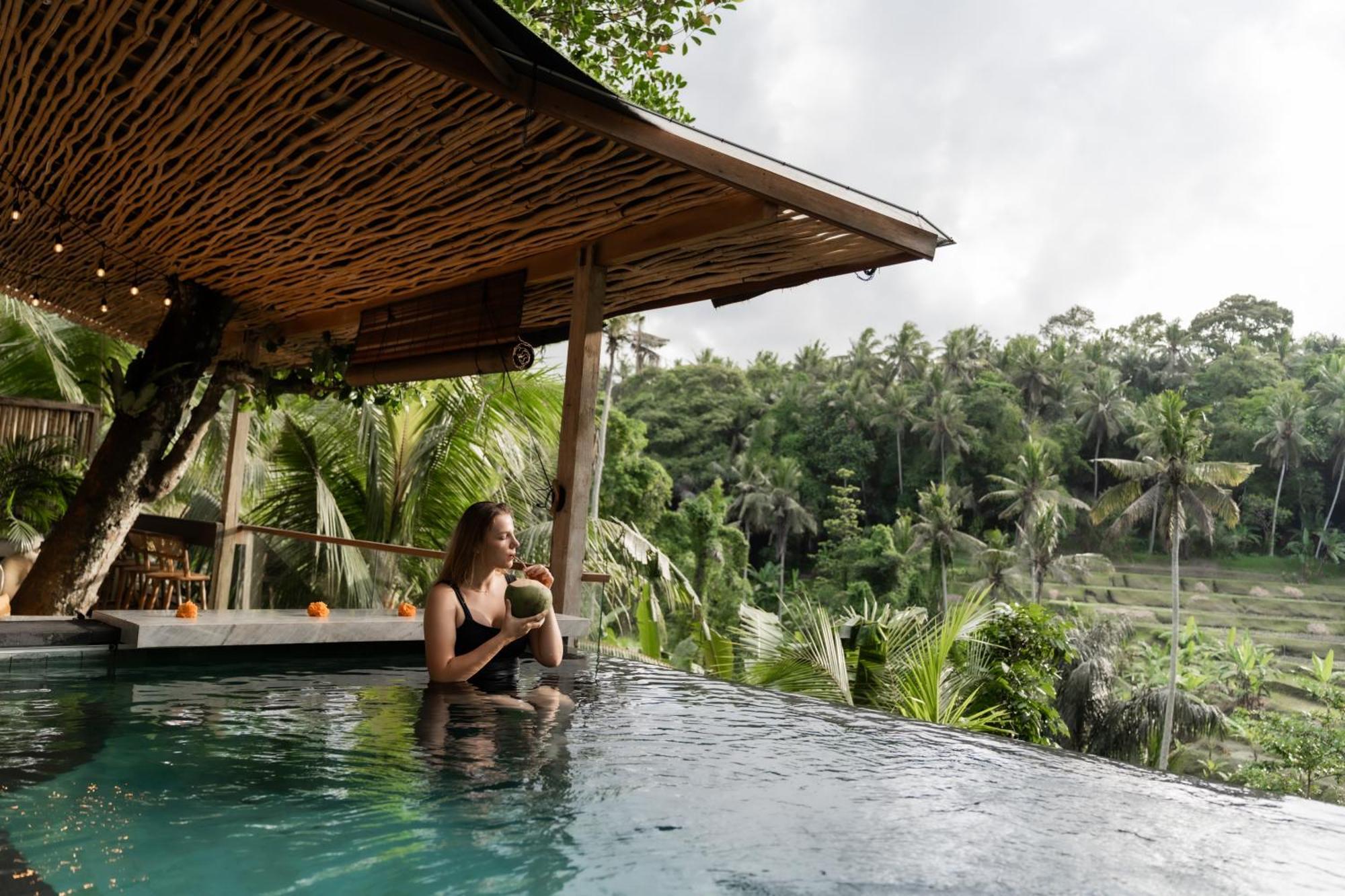 Ubud Riverside Villa Esterno foto
